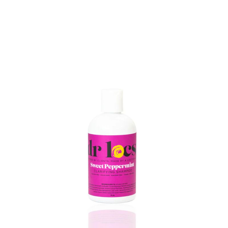 Dr Locs Sweet Peppermint Clarifying Shampoo sulfate-free and color-safe shampoo for locs | L'ABC Des Locs